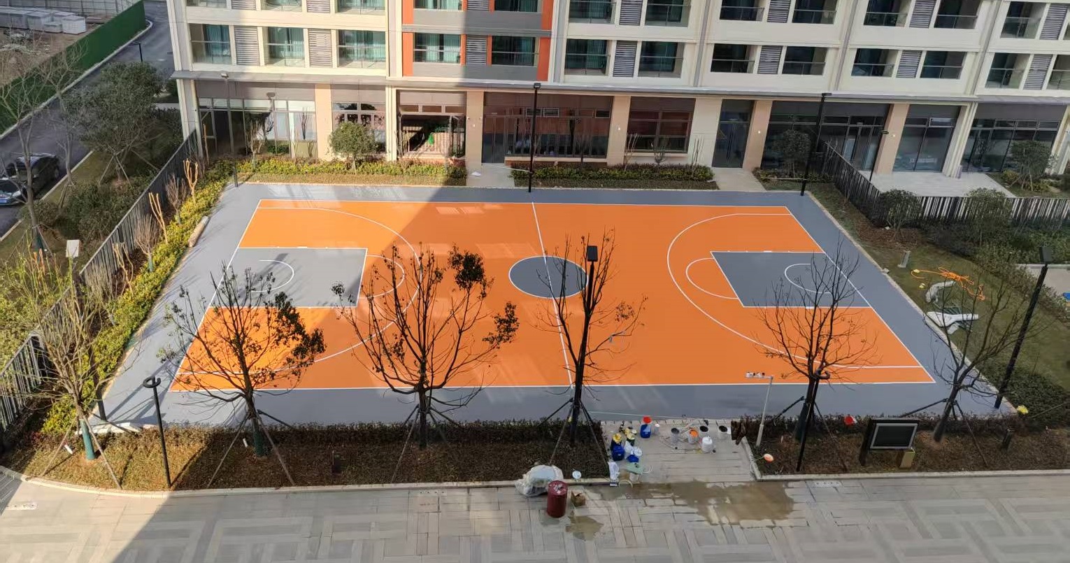 湖北省鄂州市硅PU球场